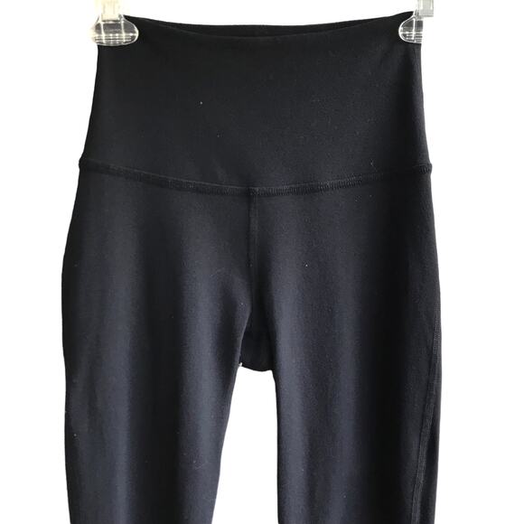 Beyond Yoga Badlands High Waisted 7/8 Leggings Size S Stirrup Tights Strappy Gym - Picture 5 of 11